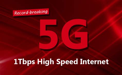 Record-breaking 1Tbps Speed achieved Over 5G Mobile Connection