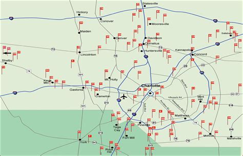 Charlotte Nc Golf Courses Map - map : Resume Examples #QJ9e31gVmy