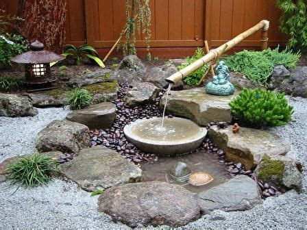 ** Good Bamboo Fountain on a Small Finances | Zen garden design, Japanese garden design, Small ...