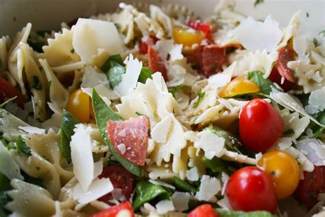 Simple Summer Farfalle Pasta Salad