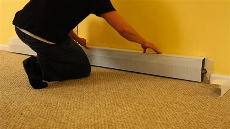 How to Replace a Baseboard Heater Cover - Modernize