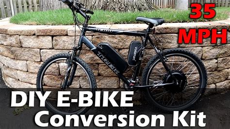 DIY 35MPH Trek Electric Bike Conversion | 1000W E-Bike Kit - YouTube