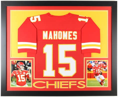 Patrick Mahomes Custom Framed Jersey Display | Pristine Auction