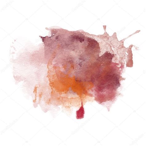 Orange and Brown Watercolor Splash for various decor. — Stock Photo © Love_Kay #98086058