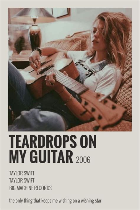 teardrops on my guitar taylor swift | Taylor swift discography, Taylor ...