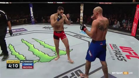 'Gamebred' Jorge Masvidal's knockouts over Donald 'Cowboy' Cerrone : r/MMA