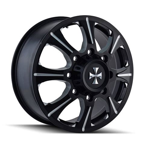 Cali Off Road® Brutal Dually 9105 Wheels & Rims - Black & Milled