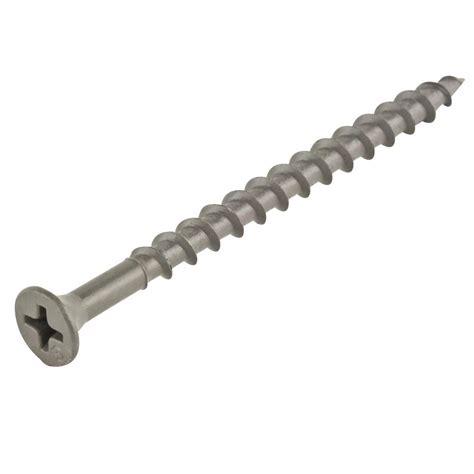 Grabber #6 1-1/4 in. Philips Bugle-Head Wood Deck Screws-23915 - The Home Depot