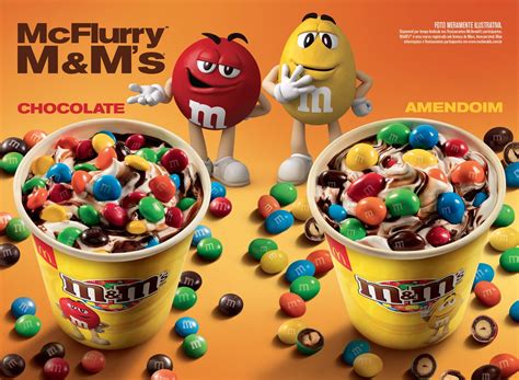 McDonald’s relança McFlurry M&M’s nos sabores chocolate ou amendoim