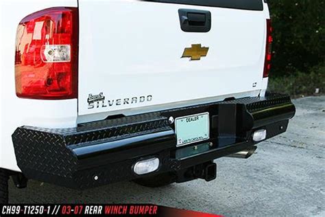 GMC :: 01-02 GMC SIERRA 2500HD 3500 :: Rear Bumpers :: Fab Fours Black Steel Rear Bumper ...