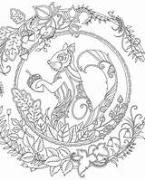 Printable Enchanted Forest Coloring Pages sketch template