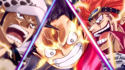 LE MONSTER TRIO VS KAIDO! LUFFY, LAW & KID EN ACTION! - YouTube