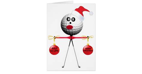 Golf Christmas Card | Zazzle