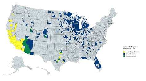 In N Out Burger Map