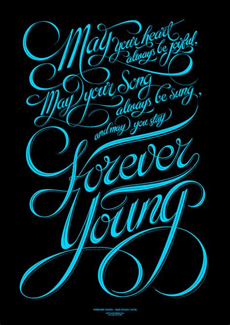 Forever Young – Bob Dylan (1974) :: Behance