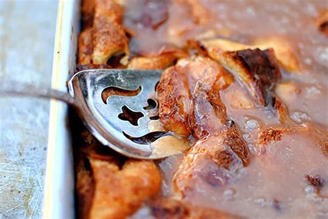 Bread Pudding with Bourbon Caramel Sauce Recipe - Let's Eat Cake