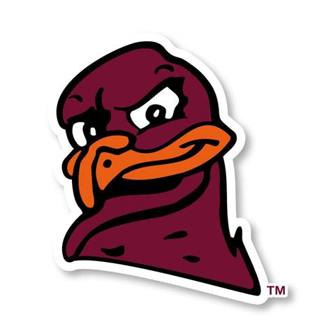 Virginia Tech Hokies NCAA Collegiate 4 Inch Vinyl Decal - Etsy