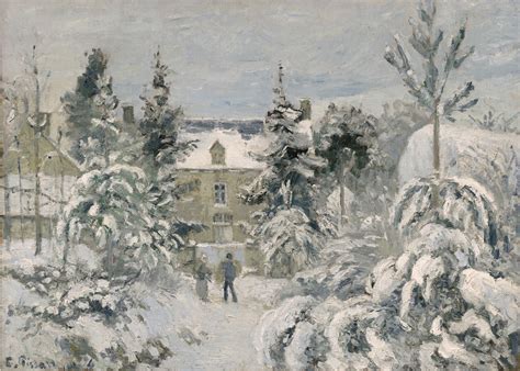 Winter Christmas Print Camille Pissarro Art - Etsy