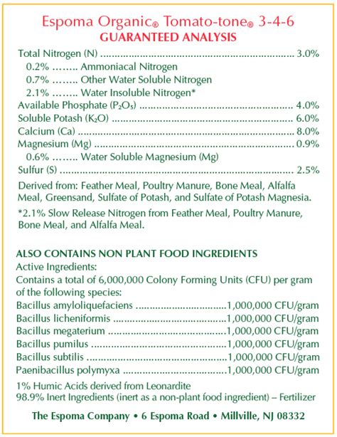 Espoma Organic Tomato-tone Organic Fertilizer | Espoma Organic