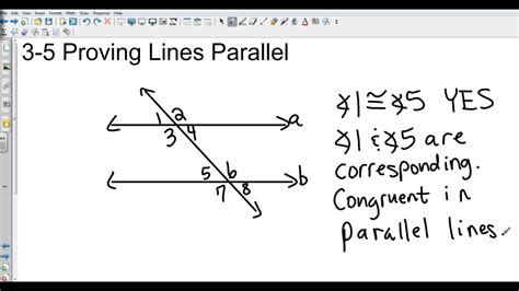 How To Prove Parallel Lines In Geometry