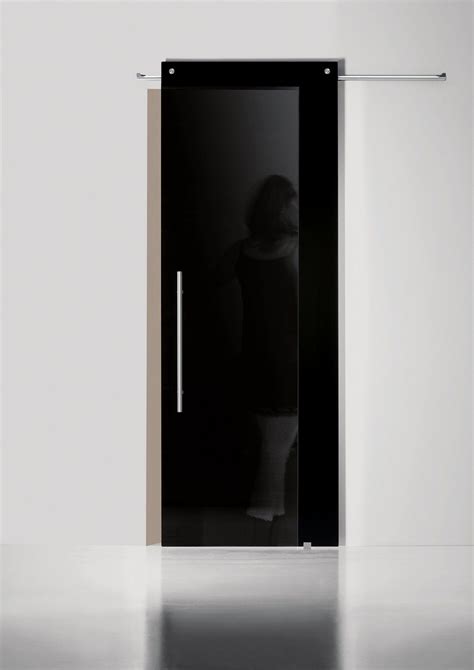 Black Glass Doors Black Door Texture | Lacquered glass, Sliding barn ...