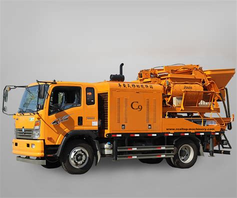 Full-hydraulic Truck mounted Concrete Mixer Pump