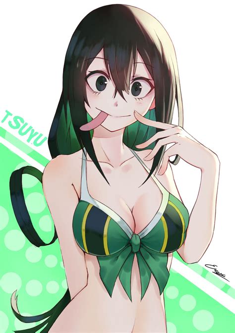 Image result for tsuyu asui in bikini | Hero Academia | Pinterest ...