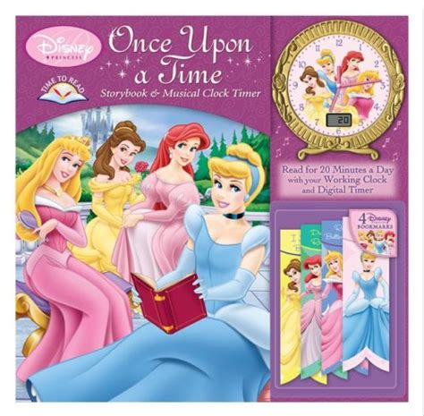 Disney Princess Once Upon a Time Storybook and Musical Clock Timer ...