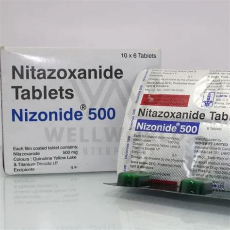 Nitazoxanide Tablets at Rs 980/box | Nitazoxanide Drug in Betul | ID ...