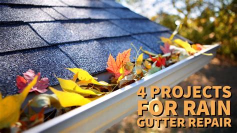 4 Projects for Rain Gutter Repair - Western Products