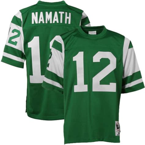 Mitchell & Ness Joe Namath New York Jets Green Authentic Throwback Jersey