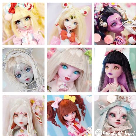 Collage of Dolls by Moonlight Jewel. Follow on Youtube, Patreon and ...