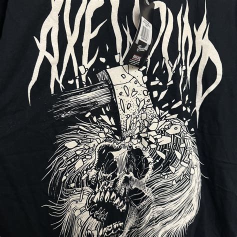 ️ OFFICIAL AXEWOUND BAND SKULL GRAPHIC T-SHIRT! 🤍... - Depop