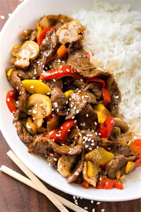 Beef Stir Fry Recipe with 3 Ingredient Sauce - NatashasKitchen.com