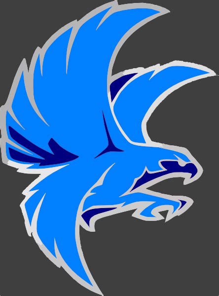 Blue Falcon Head Logo