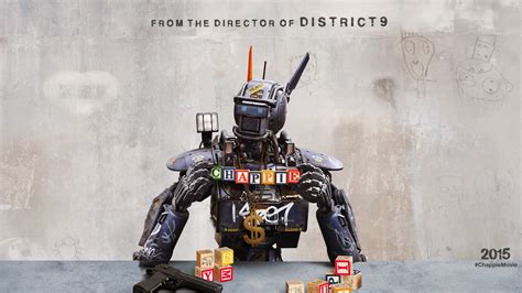 Chappie Movie HD Wallpaper - Futuristic Robot Desktop Background