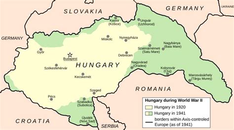 Free Images - hungary map world war