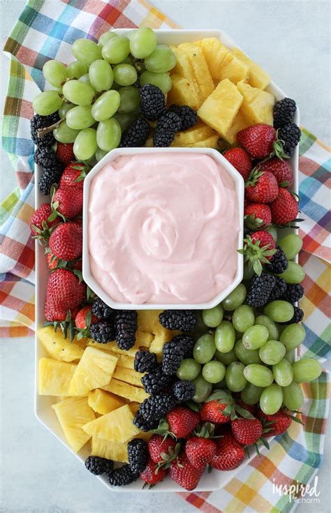 Easy Fruit Dip - made with 4 ingredients in under 5 minutes