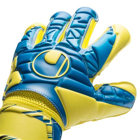 Uhlsport Goalkeeper Gloves Lloris Supergrip - Blue/Yellow