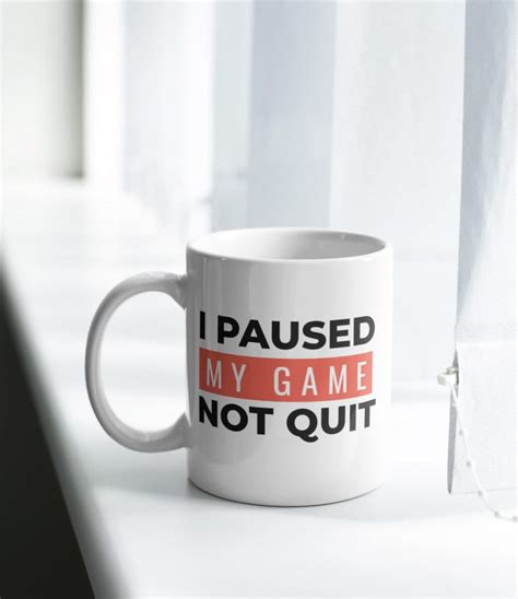 Gaming Quote Design Template on Mug Mockup | Mediamodifier