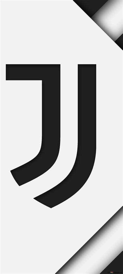 Italy football club Juventus black and white striped logo 4K wallpaper ...