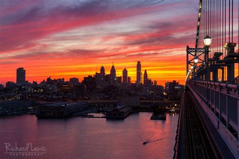 Sunset In Philadelphia - Richard Lewis Photography