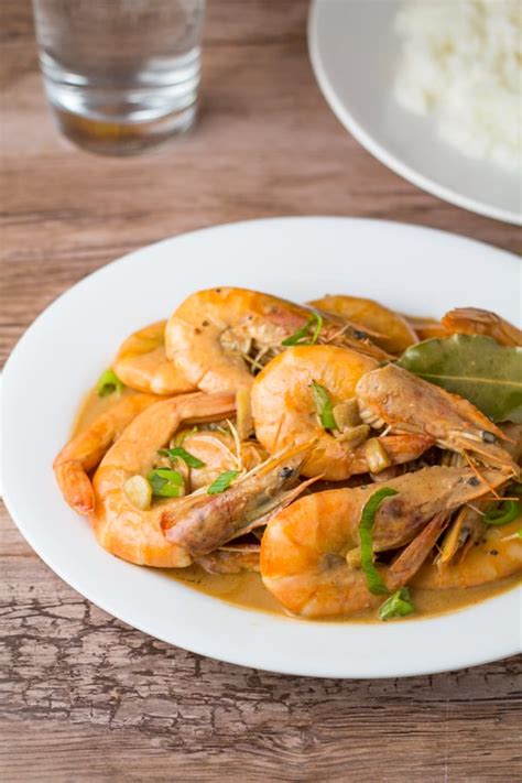 Shrimp Adobo with Coconut Milk - Salu Salo Recipes