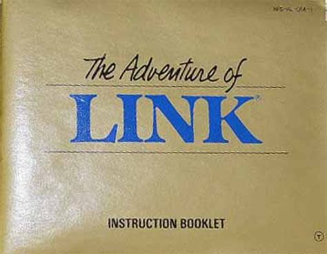 Manual Legend Zelda IIAdventure Link Nintendo NES For Sale