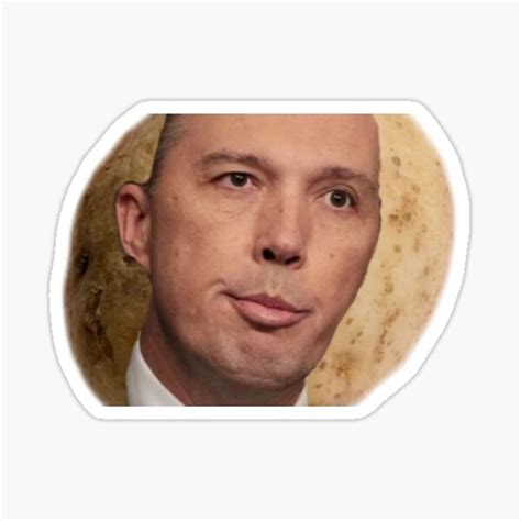 "Potato peter dutton- funny peter dutton meme" Sticker for Sale by World-post-day | Redbubble