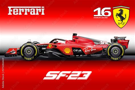 Maranello, Modena, Italy, february 2023, Ferrari SF-23 formula 1 ...