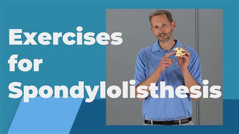 Spondylolisthesis Exercises - YouTube