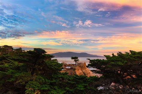 Sunset Sky Over Lone Cypress, Pebble Beach, CA - Landscape & Rural Photos - Don Smith ...