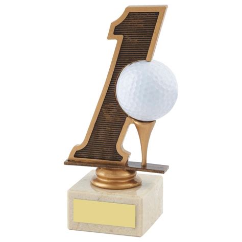 Hole in One Golf Trophy 16cms tall - Online Trophies