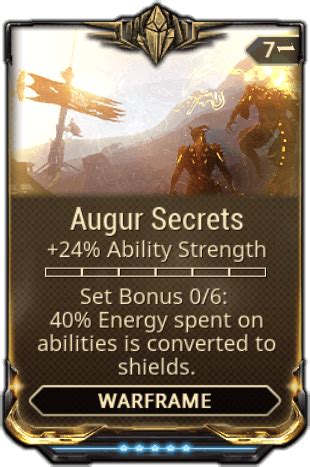 Augur Secrets | Warframe School